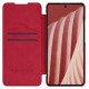 Nillkin Qin leather holster case for Samsung Galaxy A73 red