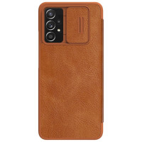 Nillkin Qin leather holster case for Samsung Galaxy A73 brown