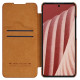 Nillkin Qin leather holster case for Samsung Galaxy A73 brown