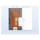 Nillkin Qin leather holster case for Samsung Galaxy A73 brown
