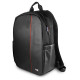 BMW Carbon Red Stripe backpack for a 16" laptop - black