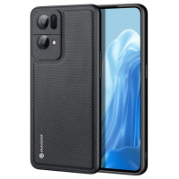 Dux Ducis Fino case cover covered with nylon material Oppo Reno7 Pro 5G black