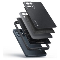 Dux Ducis Fino case cover covered with nylon material Oppo Reno7 Pro 5G black