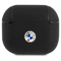 BMW BMA3SSLBK AirPods 3 cover czarny/black Geniune Leather Silver Logo