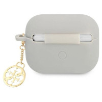 Guess GUAPLSC4EG AirPods Pro cover grey/grey Silicone Charm 4G Collection