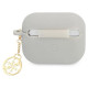 Guess GUAPLSC4EG AirPods Pro cover grey/grey Silicone Charm 4G Collection