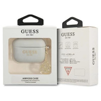 Guess GUAPLSC4EG AirPods Pro cover grey/grey Silicone Charm 4G Collection