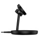 Baseus Swan inductive charger (compatible with MagSafe) stand for iPhone, Apple Watch, AirPods + 1m USB-C cable black (WXTE000101)