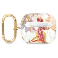 Guess GUA3HHFLU AirPods 3 cover purple/purple Flower Strap Collection