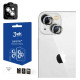 3Mk Protection Camera glass for iPhone 14 Plus 9H for 3mk Lens Protection Pro series lens - silver