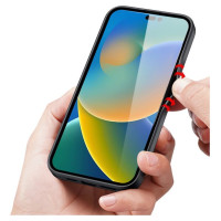 Dux Ducis Fino case cover iPhone 14 Pro Max blue nylon