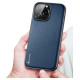 Dux Ducis Fino case cover iPhone 14 Pro Max blue nylon