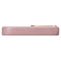 Icarer Litchi Premium Leather Case iPhone 14 Plus Magnetic Leather Case with MagSafe Pink (WMI14220711-PK)