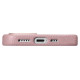 Icarer Litchi Premium Leather Case iPhone 14 Plus Magnetic Leather Case with MagSafe Pink (WMI14220711-PK)