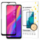 Wozinsky super tough Full Glue tempered glass full screen with Case Friendly TCL 30E black frame