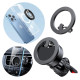 Joyroom kit multifunctional magnetic car holder ring phone support black (JR-ZS294)