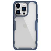 Nillkin Nature Pro case iPhone 14 Pro Max armored cover blue