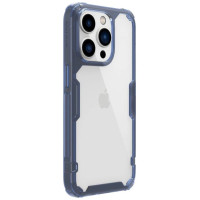 Nillkin Nature Pro case iPhone 14 Pro Max armored cover blue
