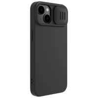 Nillkin CamShield Magnetic Silicone Case iPhone 14 Plus Magnetic MagSafe Cover with Camera Protector Black