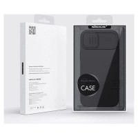 Nillkin CamShield Magnetic Silicone Case iPhone 14 Plus Magnetic MagSafe Cover with Camera Protector Green