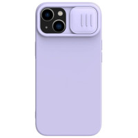 Nillkin CamShield Silky Silicone Case iPhone 14 Plus Case with Camera Protector Purple