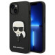 Karl Lagerfeld KLHCP14MSAPKHK iPhone 14 Plus 6,7" czarny/black hardcase Saffiano Karl`s Head Patch