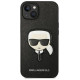 Karl Lagerfeld KLHCP14MSAPKHK iPhone 14 Plus 6,7" czarny/black hardcase Saffiano Karl`s Head Patch