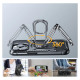Joyroom Dual Hinge case for iPhone 14 Pro armored case with a stand and a ring holder black