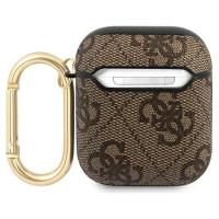 Guess GUA24GSMW AirPods cover brown / brown 4G Script Metal Collection