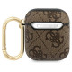 Guess GUA24GSMW AirPods cover brown / brown 4G Script Metal Collection