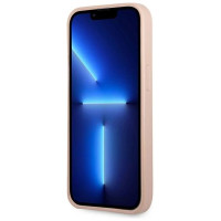 Guess GUHCP13LPSATPP iPhone 13 Pro / 13 6.1 "pink / pink hardcase SaffianoTriangle Logo Cardslot
