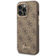 Guess GUHCP14LHG4SHW iPhone 14 Pro 6.1 "brown / brown hard case 4G Vintage Gold Logo