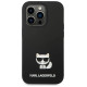 Karl Lagerfeld KLHCP14LSLCTBK iPhone 14 Pro 6.1 "hardcase black / black Silicone Choupette Body
