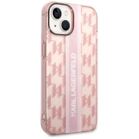Karl Lagerfeld KLHCP14MHKLSPCP iPhone 14 Plus 6.7 "hardcase pink / pink Mono Vertical Stripe