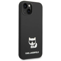 Karl Lagerfeld KLHCP14MSLCTBK iPhone 14 Plus 6.7 "hardcase black / black Silicone Choupette Body