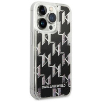 Karl Lagerfeld KLHCP14XLMNMK iPhone 14 Pro Max 6.7 "hardcase black / black Liquid Glitter Monogram