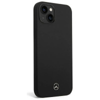 Mercedes Silicone Line case for iPhone 14 Plus - black