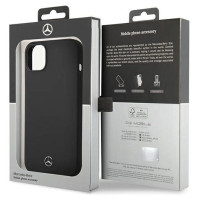 Mercedes Silicone Line case for iPhone 14 Plus - black
