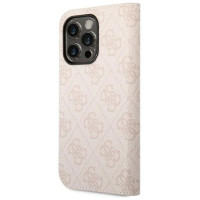 Guess GUBKP14XHG4SHP iPhone 14 Pro Max 6.7 "pink / pink book 4G Vintage Gold Logo