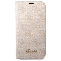 Guess GUBKP14XHG4SHP iPhone 14 Pro Max 6.7 "pink / pink book 4G Vintage Gold Logo