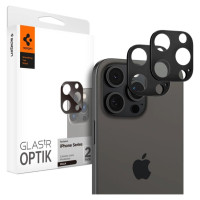 Spigen Optik.tR Camera Protector for iPhone 14 Pro / Pro Max / 15 Pro / Pro Max / 16 Pro / Pro Max - Black 2 pcs.
