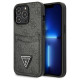 Guess GUHCP13LP4TPK iPhone 13 Pro / 13 6.1" black/black hardcase 4G Triangle Logo Cardslot
