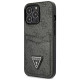 Guess GUHCP13LP4TPK iPhone 13 Pro / 13 6.1" black/black hardcase 4G Triangle Logo Cardslot