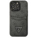 Guess GUHCP13LP4TPK iPhone 13 Pro / 13 6.1" black/black hardcase 4G Triangle Logo Cardslot