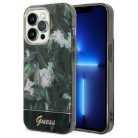Guess Jungle Collection case for iPhone 14 Pro Max - green