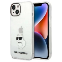 Karl Lagerfeld Ikonik Choupette case for iPhone 14 Plus - transparent