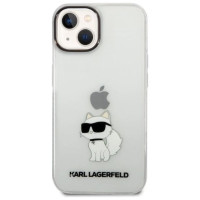 Karl Lagerfeld Ikonik Choupette case for iPhone 14 Plus - transparent