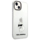 Karl Lagerfeld Ikonik Choupette case for iPhone 14 Plus - transparent