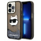 Karl Lagerfeld KLHCP14LLNCHCK iPhone 14 Pro 6.1" black/black hardcase Glitter Choupette Head