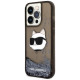 Karl Lagerfeld KLHCP14LLNCHCK iPhone 14 Pro 6.1" black/black hardcase Glitter Choupette Head